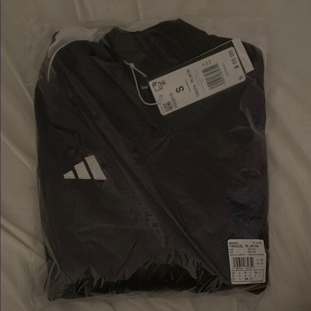 Adidas Black zip up with Logo